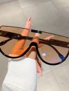 Vintage Semi-round Sunglasses Women Fashion Monoblock Outdoor Goggle Shades Trending 2023 New Design UV400 Eyewear