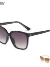 AABV Oversized Sunglasses for Women Large Cute Luxury Square Trendy Designer Big Sun Glasses Dropshipping 17045