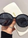 Round Sunglasses Ins Style Sunglasses Fashion Street Photography Glasses 2159