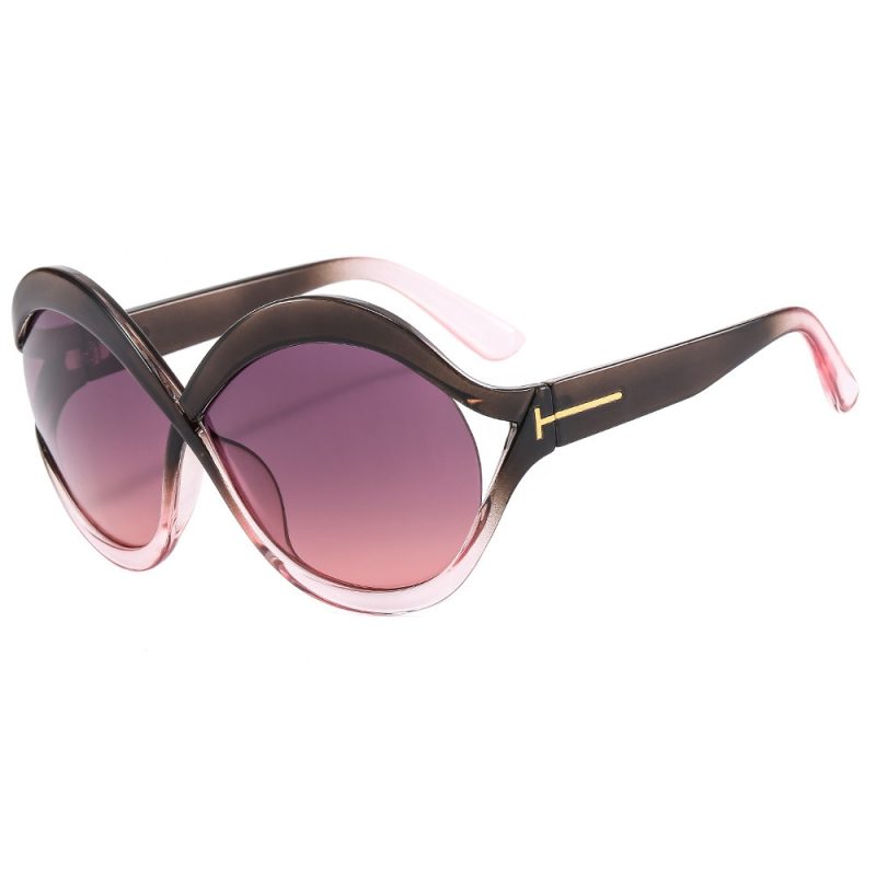 New Oversized Circular Frame Sunglasses Women Brand Designer Fashion Sun Glasses Lady Outdoor Travel Eyewear UV400 Oculos De Sol - Image 9