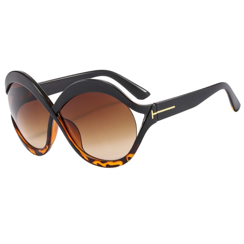 New Oversized Circular Frame Sunglasses Women Brand Designer Fashion Sun Glasses Lady Outdoor Travel Eyewear UV400 Oculos De Sol - Image 12