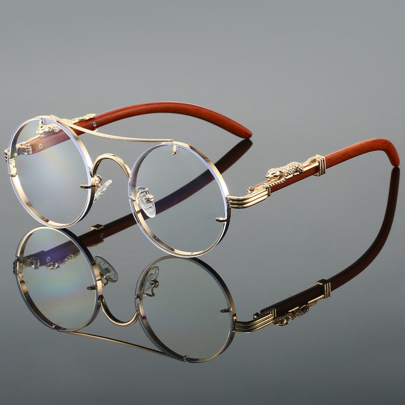 KAMMPT Retro Round Metal Sunglasses Fashion Pilot Gradient Driving Men's Shades Women Vintage Trendy Brand Design Sun Glasses - Image 8