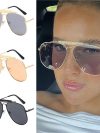 NEW Sunglasses Unisex Sun Glasses Personality Frog Mirror Anti-UV Spectacles Alloy Frame Eyeglasses Ornamental Simplity Google