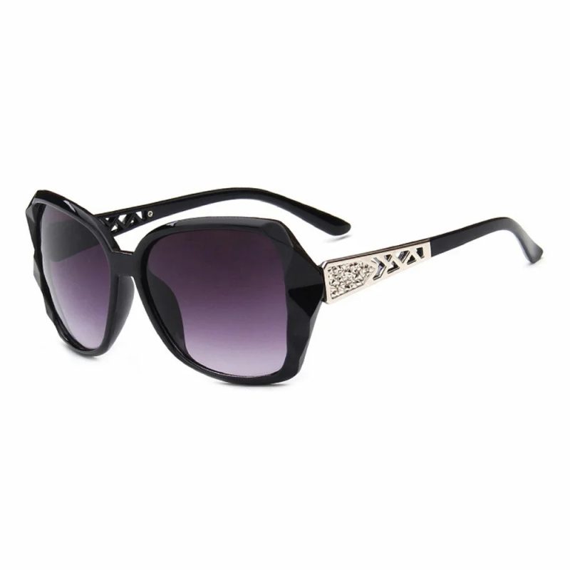 Fashion Big Purple Sunglasses Women Luxury Brand Square Sun Glasses Female Mirror Shades Ladies - Image 8