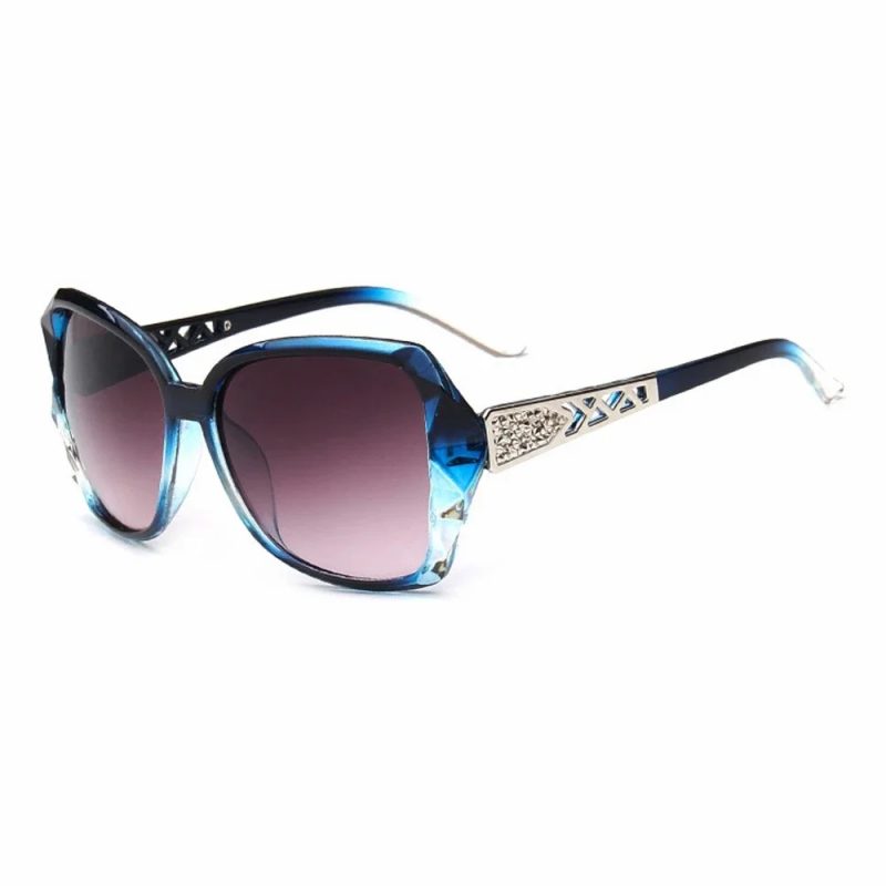 Fashion Big Purple Sunglasses Women Luxury Brand Square Sun Glasses Female Mirror Shades Ladies - Image 9