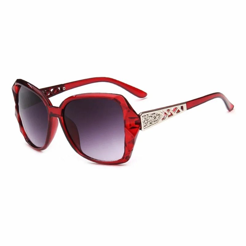 Fashion Big Purple Sunglasses Women Luxury Brand Square Sun Glasses Female Mirror Shades Ladies - Image 12