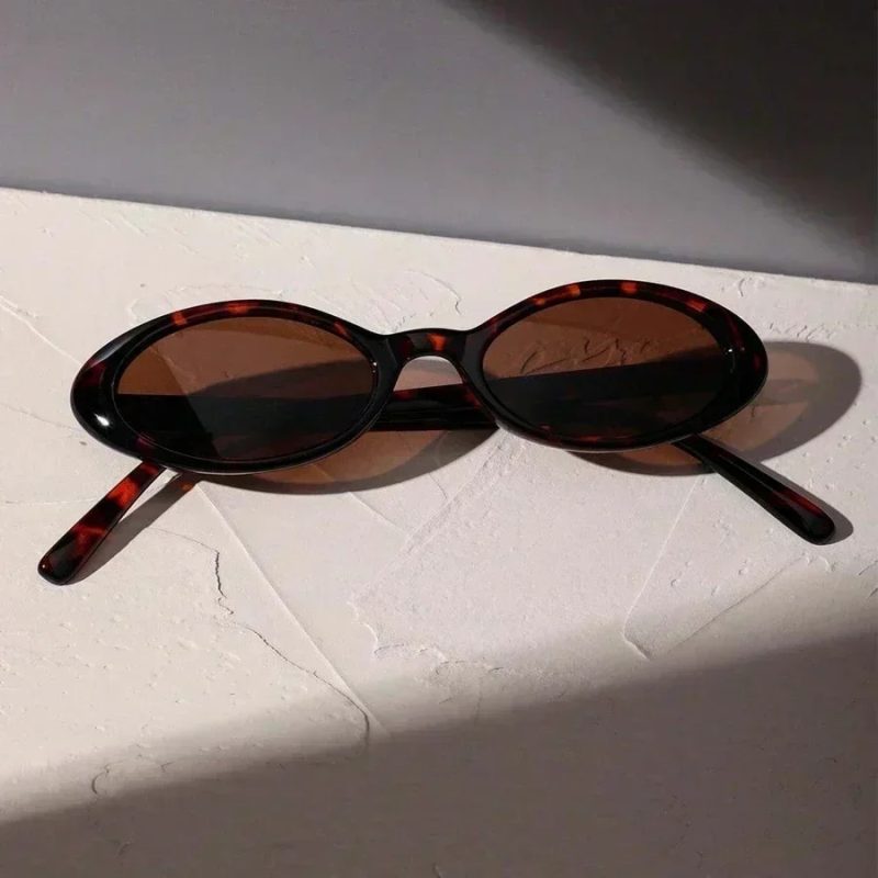 Vintage Oval Sunglasses 2025 Men Luxury Brand Designer Small Oval Sun Glasses Retro Fashion Women Sun Glasses Oculus - Image 3