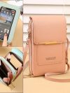 Touch Screen Cell Phone Wallet Women PU Leather Mobile Phone Bag Mini Flap Shoulder Bag Purses Crossbody Bags Lady Small Handbag