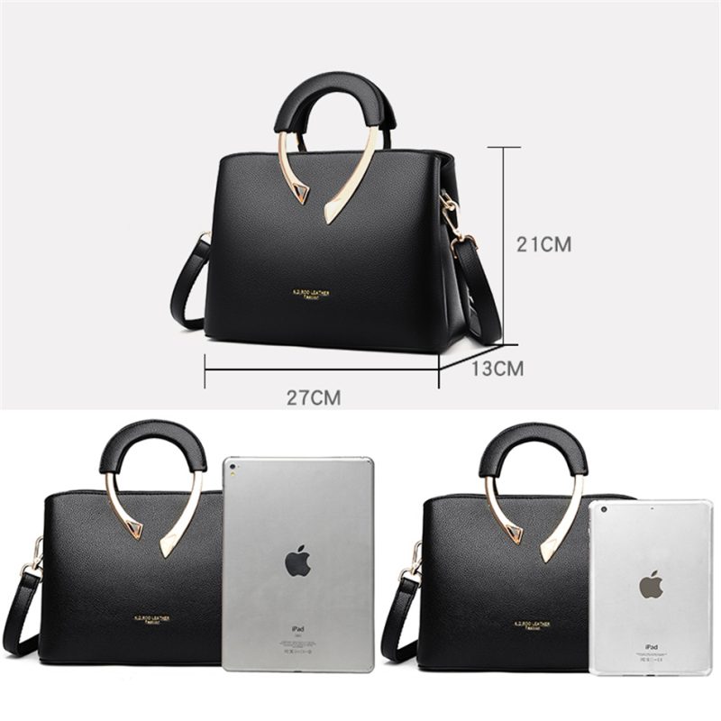 GENUINE VANDERWAH High Quality Leather Casual Tote Luxury Handbags Women Bags Designer Shoulder Crossbody Bags for Women 2024 - Image 4