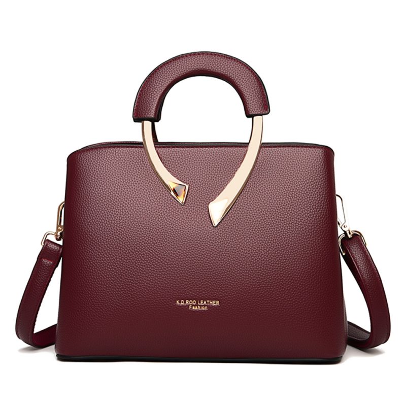 GENUINE VANDERWAH High Quality Leather Casual Tote Luxury Handbags Women Bags Designer Shoulder Crossbody Bags for Women 2024 - Image 8