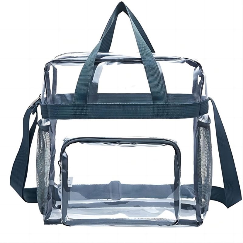 Large Capacity Transparent Tote Travel Bag, Transparent Lunch Bag for Men and Women, Suitable for Work Travel Holiday Sports - Image 7