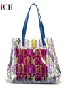 CHCH Fashion Classic Simple Style Women's New Handbag Large Capacity Transparent Color Shopping and Shopping Women's Handbag
