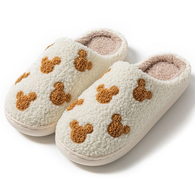 New Winter Lovely Women Slippers Girls Fashion Flowers Home Slides Couples Soft Seagulls Flat Sandals Men Christmas Flip Flops - Image 22