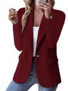2023 New Women Blazer Fashion Jacket Long Sleeve Casual Business Suit Jackets Coat Elegant Office Lady Blazers Vestes Femme
