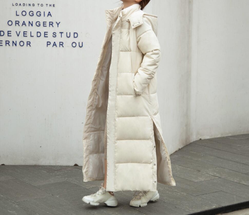 Autumn/Winter New Fashion Long Sleeved Hooded Zipper Solid Color Slim Fit Long Version Jacket For Women,4 Colors