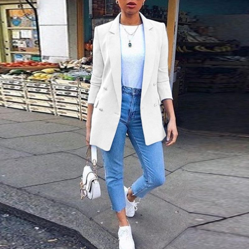 Suit Office Wear Suit Coat Women Autumn Fashion Coat Slim Suit Jacket Office Lady Long Sleeve Suit Jacket