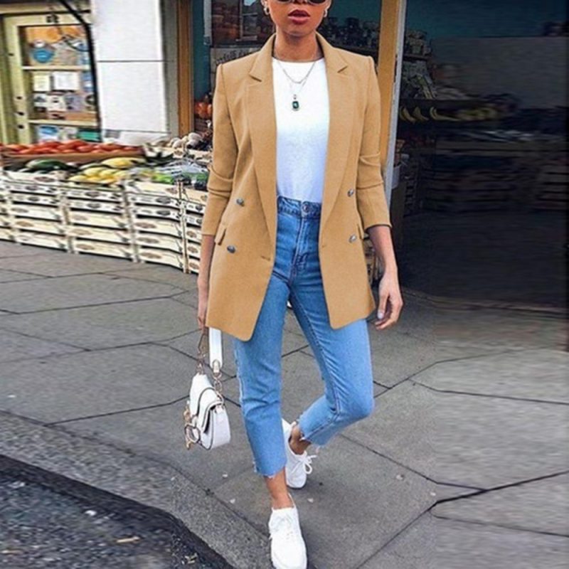 Suit Office Wear Suit Coat Women Autumn Fashion Coat Slim Suit Jacket Office Lady Long Sleeve Suit Jacket - Image 2