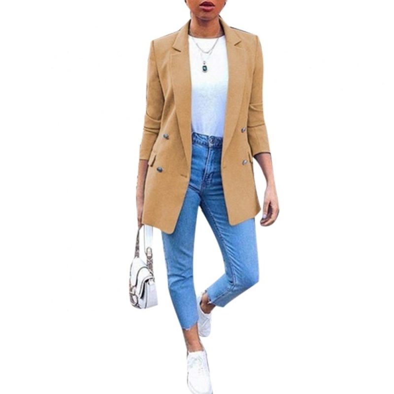 Suit Office Wear Suit Coat Women Autumn Fashion Coat Slim Suit Jacket Office Lady Long Sleeve Suit Jacket - Image 9