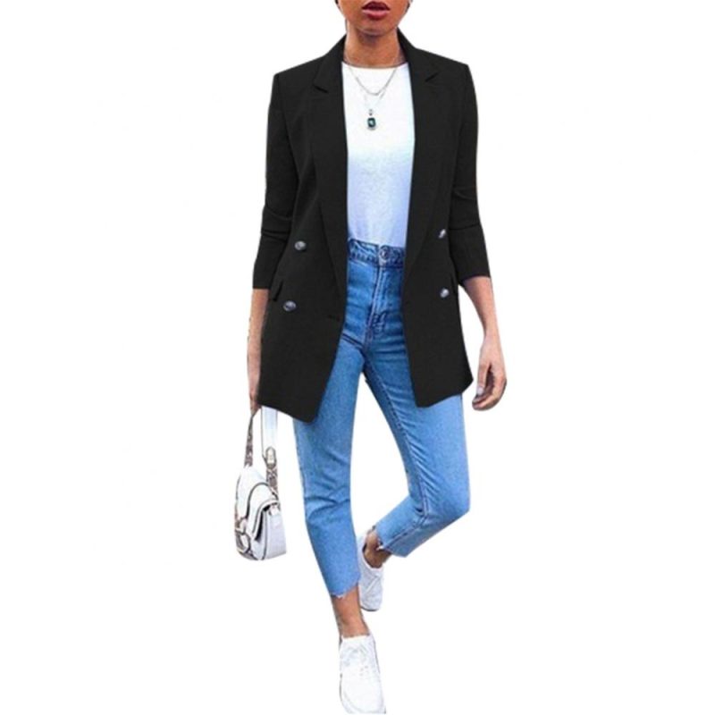 Suit Office Wear Suit Coat Women Autumn Fashion Coat Slim Suit Jacket Office Lady Long Sleeve Suit Jacket - Image 10