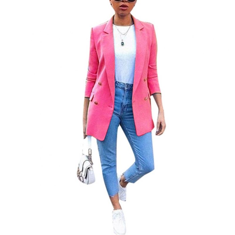 Suit Office Wear Suit Coat Women Autumn Fashion Coat Slim Suit Jacket Office Lady Long Sleeve Suit Jacket - Image 12