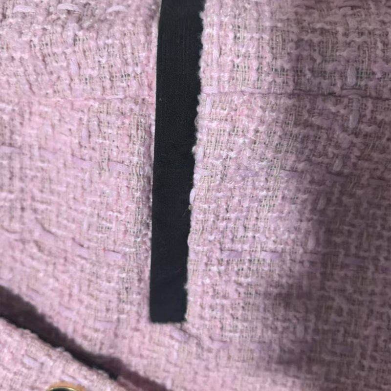 2024 autumn new women's clothing style fashionable and versatile slim fit light pink texture suit jacket - Image 6