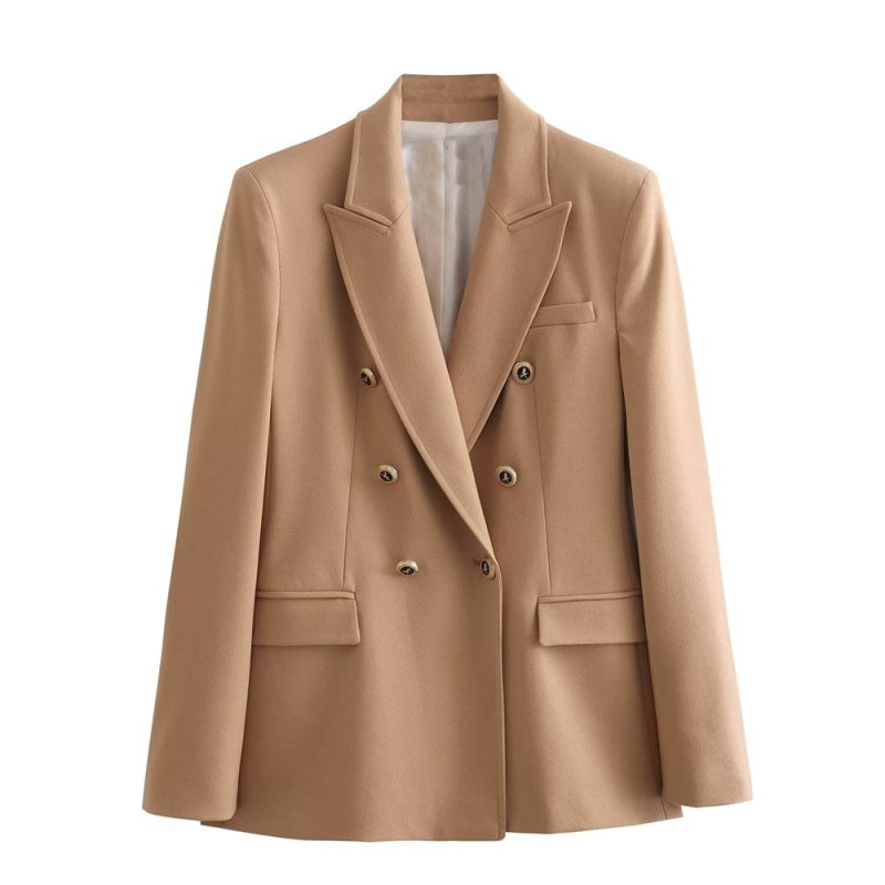 PB&ZA 2024 Summer New Women's Fashion and Elegance Versatile Slim Fit Multi color Suit Coat - Image 7