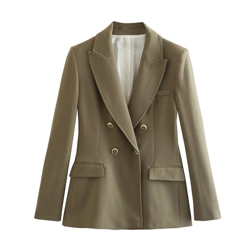 PB&ZA 2024 Summer New Women's Fashion and Elegance Versatile Slim Fit Multi color Suit Coat - Image 9