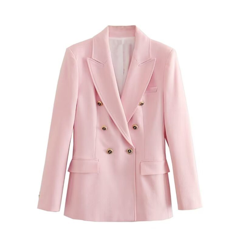 PB&ZA 2024 Summer New Women's Fashion and Elegance Versatile Slim Fit Multi color Suit Coat - Image 10
