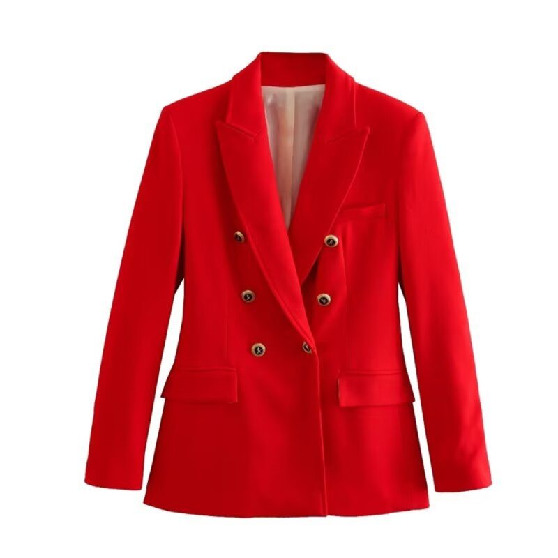 PB&ZA 2024 Summer New Women's Fashion and Elegance Versatile Slim Fit Multi color Suit Coat - Image 11