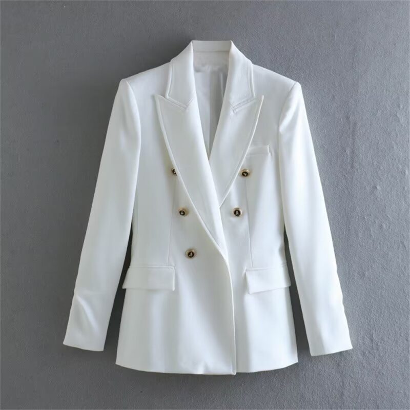 PB&ZA 2024 Summer New Women's Fashion and Elegance Versatile Slim Fit Multi color Suit Coat - Image 12