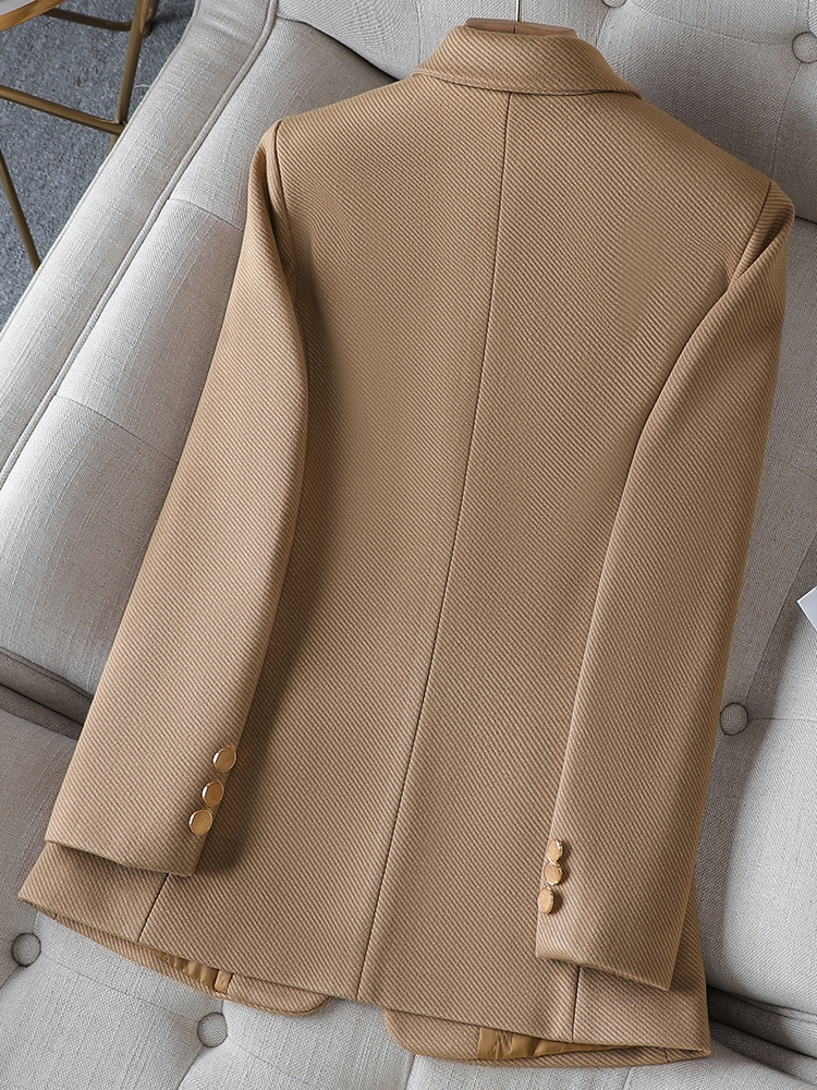 Fashion Ladies Blazer Women Green Black Khaki Long Sleeve Female Business Work Wear Slim Formal Jacket For Autumn Winter - Image 2