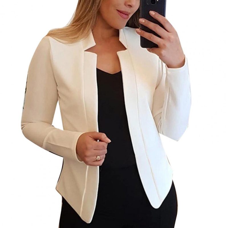 Trendy Women Slim Fit Business Outwear Plus Size Spring Coat OL Style Lady for Work Mujer 2022 Fashion Ins - Image 7