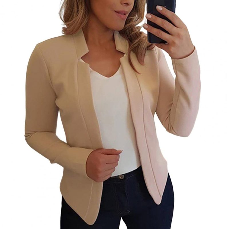 Trendy Women Slim Fit Business Outwear Plus Size Spring Coat OL Style Lady for Work Mujer 2022 Fashion Ins - Image 9