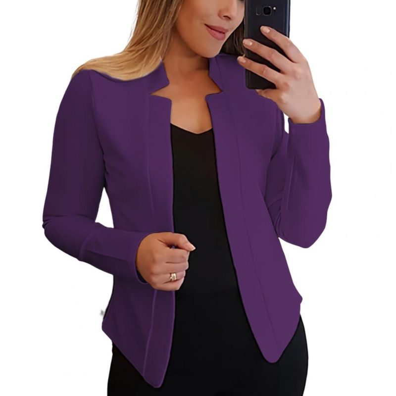 Trendy Women Slim Fit Business Outwear Plus Size Spring Coat OL Style Lady for Work Mujer 2022 Fashion Ins - Image 12