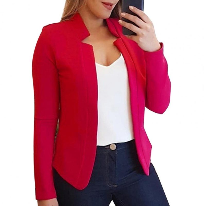 Trendy Women Slim Fit Business Outwear Plus Size Spring Coat OL Style Lady for Work Mujer 2022 Fashion Ins - Image 13