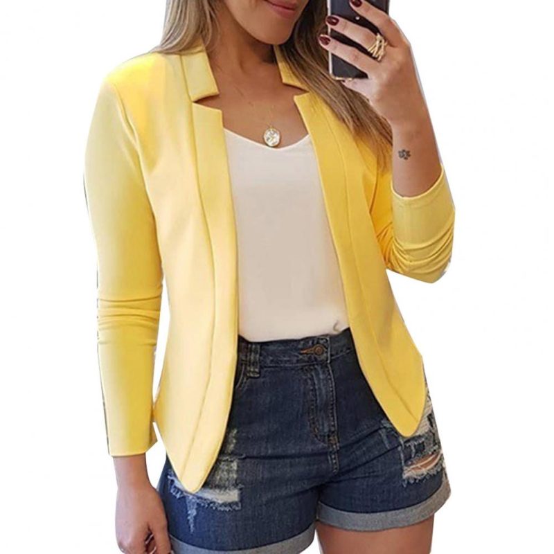 Trendy Women Slim Fit Business Outwear Plus Size Spring Coat OL Style Lady for Work Mujer 2022 Fashion Ins - Image 14