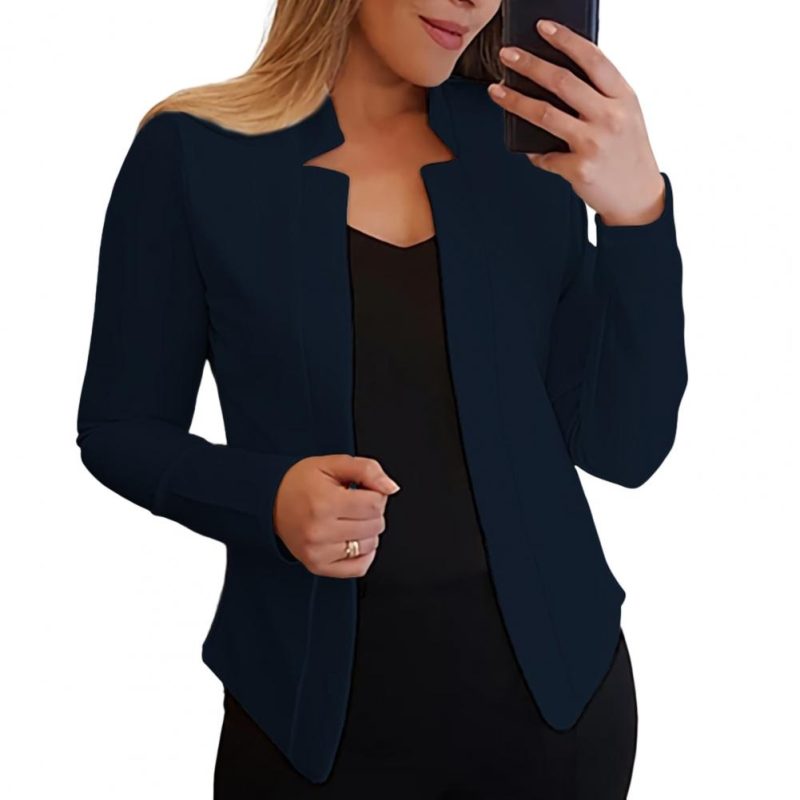 Trendy Women Slim Fit Business Outwear Plus Size Spring Coat OL Style Lady for Work Mujer 2022 Fashion Ins - Image 15