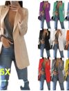 Amazon Fashion 2021 Elegant Women's Cardigan Jacket Slim Fit Lapel Smooths Your Silhouette European And American Style Tailored