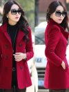 2017 Best Selling New Autumn/Winter Korean Style Slim Fit Woolen Jacket For Women Tweed Style Sweet Pattern Double Row Buttoning