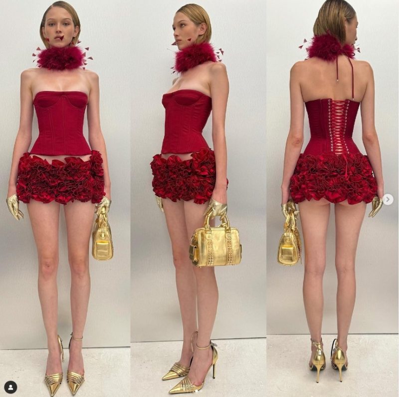 Red Color Women Sexy Strapless Ball Gown Mini Fashion Celebrity Nightclub Party Dress Birthday Cocktail Girls' Outfit - Image 7