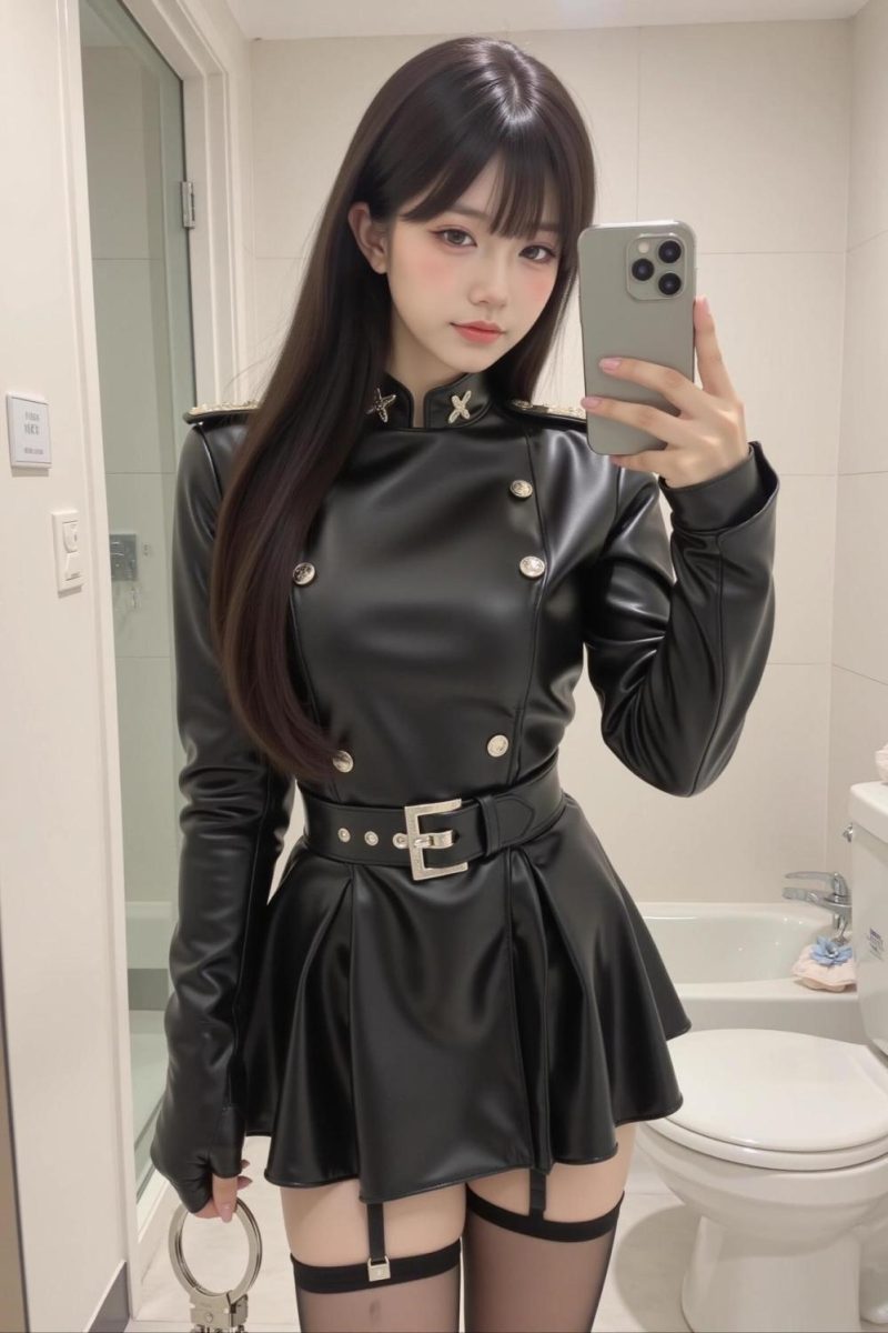 2025 New American Retro Sexy Black PU Leather Design Woman Dress Y2k Belted Slim Fit Female Punk Gothic Style Clubwear Outfits - Image 6