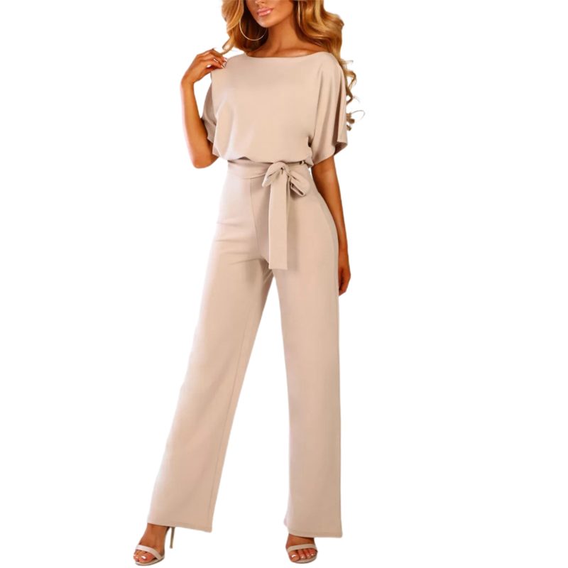 Women Sleeveless Long Jumpsuit 2025 Summer Wide Leg Pant Casual Waisted Tank Rompers Playsuit Office Lady Elegant Pocket Overall - Image 11