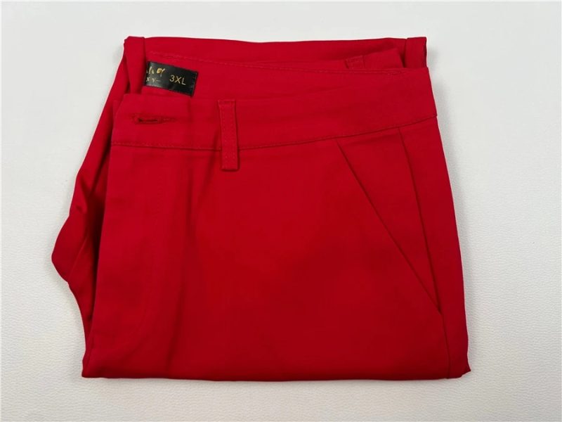 High Waist Pencil Pants New Formal Women Casual Big Size 4xl Korean Office Pantalones Slim OL Candy Color Ankle-length Spodnie - Image 12