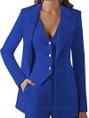 3 Pieces Plus Size Women Suit Set Lapel Blazer Business Jacket+Vest+Pants Office Lady Pantsuits Formal Party Prom Dress