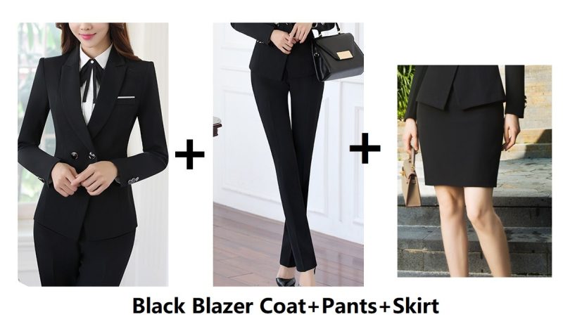Business Suits Formal Women Office Professional Blazers Pantsuits Trousers Set Fashion Career Interview Work Wear Suits 5XL Size - Image 8