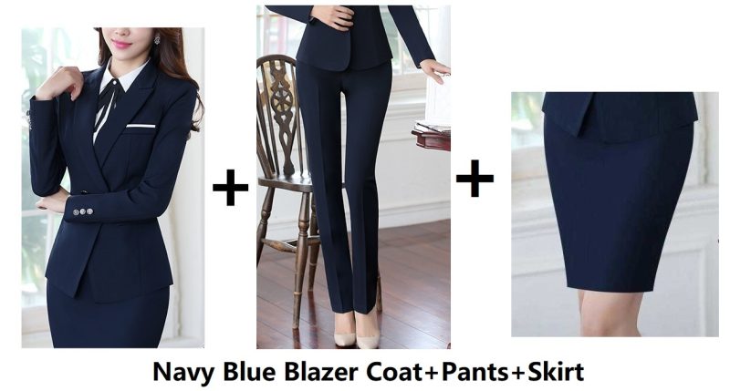 Business Suits Formal Women Office Professional Blazers Pantsuits Trousers Set Fashion Career Interview Work Wear Suits 5XL Size - Image 11