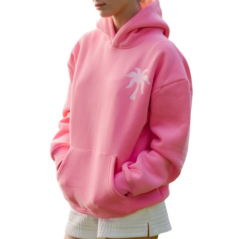Preppy Embroidery Hibiscus Print Hoodies for Teen Girls Women Long Sleeve Oversized Graphic Pullover Sweatshirt Top Y2K Cute - Image 11