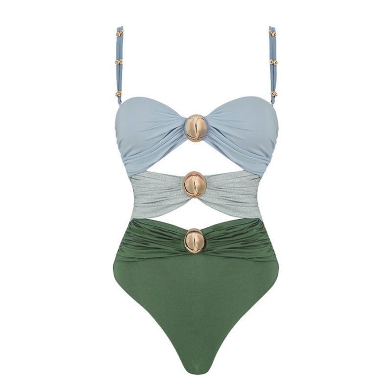 2024 High Quality One Piece Swimsuit Golden buck Printed Push Up Women Bikini Set Swimwear Slimming Bathing Suit Beach Wear - Image 7