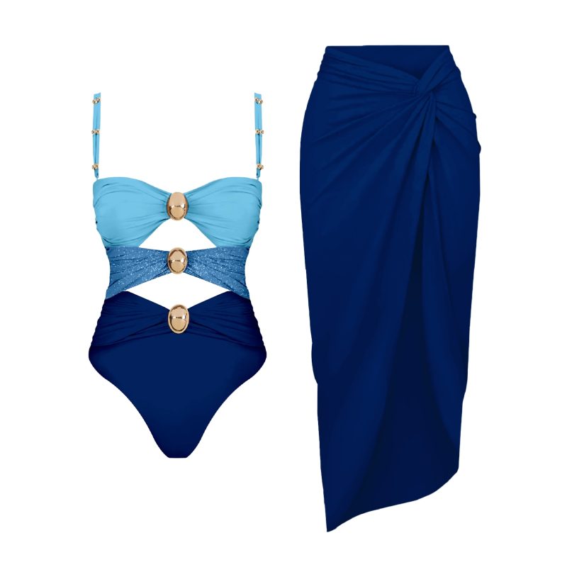 2024 High Quality One Piece Swimsuit Golden buck Printed Push Up Women Bikini Set Swimwear Slimming Bathing Suit Beach Wear - Image 33