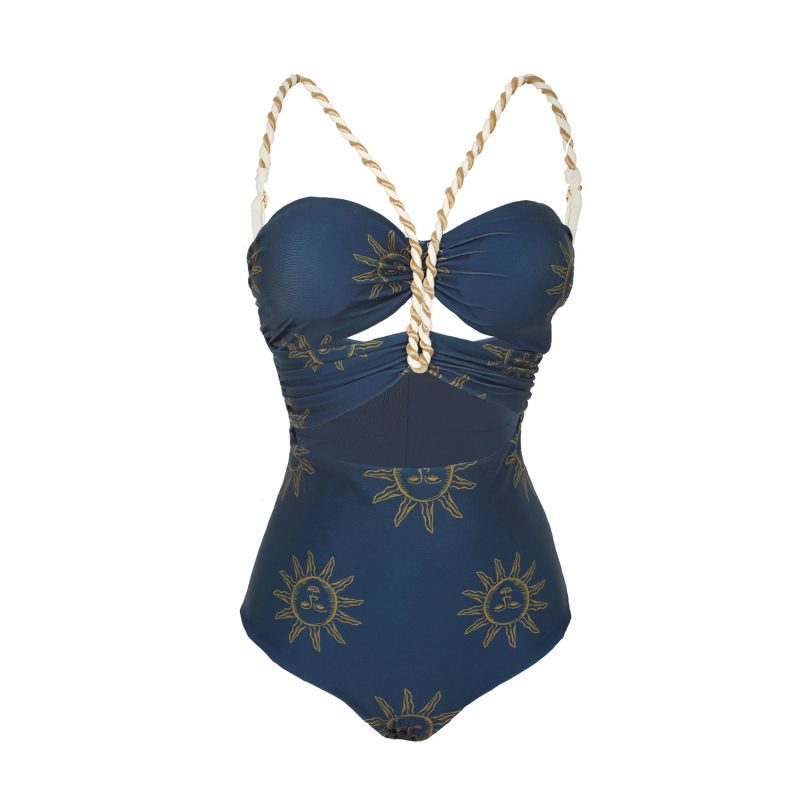 Vintage Printed One Piece Swimsuit and Cover Up for Women Fashion Vacation Bikini Elegant Bathing Beachwear Luxury Swimwear 2024 - Image 8